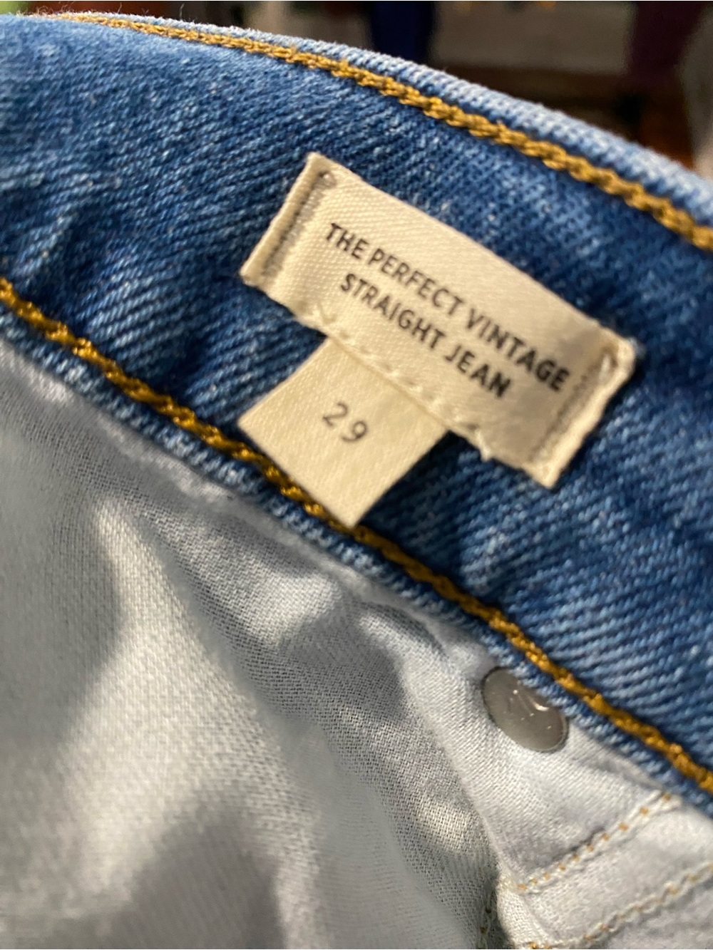 NWOT Madewell Perfect Vintage Straight Jeans in Earlwood Wash - Picture 6 of 6